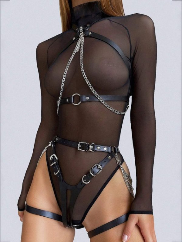 Hickey On The Neck - Harness Set Silver
